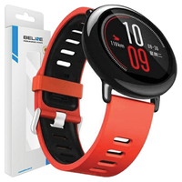 beline pasek watch 20mm double colorsilicone czerwono-czarny
