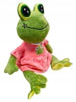 Pluszak żaba żabka w sukience maskotka frog przytulanka 40 cM dziewczynka