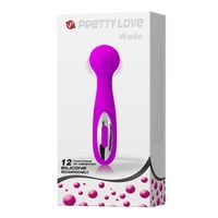silikonowy masażer wibracyjny pretty love wade 12 trybów