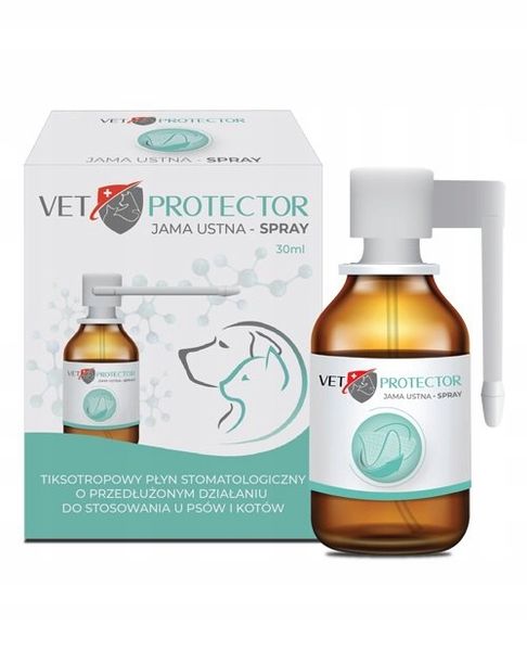 JM Sante Vet Protector jama ustna spray 30 ml zdjęcie 1