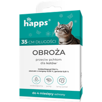 obroża przeciw  pchłom dla kota - happs