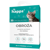 obroża przeciw  pchłom dla kota - happs