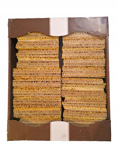 Wafle przekładane 500g kakaowe zdjęcie 1