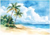 Fototapeta Na Flizelinie Do Sypialni Salonu Plaża 254x184