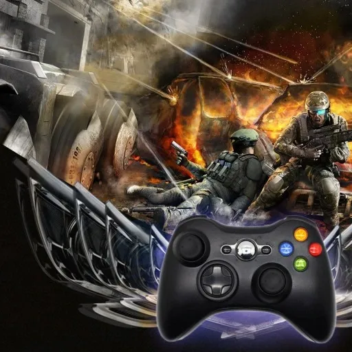 BEZPRZEWODOWY GAMEPAD XBOX 360 PC DUAL SHOCK PAD zdjęcie 7