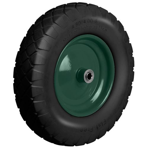 Koło do taczki bezdętkowe 4.00-8 czarno-zielone Humberg na Arena.pl
