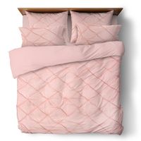 Komplet Pościeli 200x230 6-częściowy różowy finet Bawełna