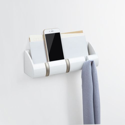 Wieszak Cubby Wall Mini Organizer biały na Arena.pl