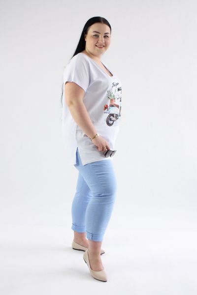 Bluzka Cekinowy skuterek Juno Biała UNI zdjęcie 3