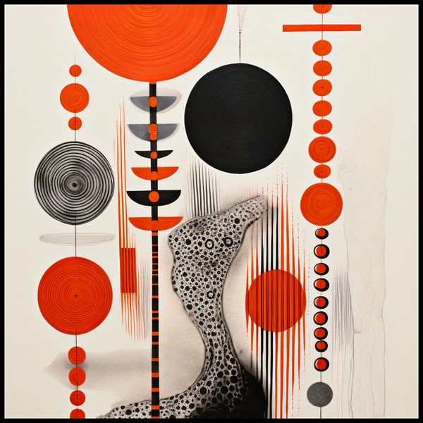 Plakat 90x90cm Kontrastowy Kosmos zdjęcie 2