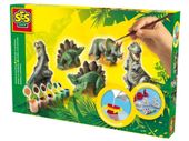 2X SES Odlewy gipsowe z farbami dinozaury 01406