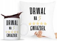 Zestaw Poduszka + Kubek Dla Drwala Prezent Z Nadrukiem Ze Zdjęciem