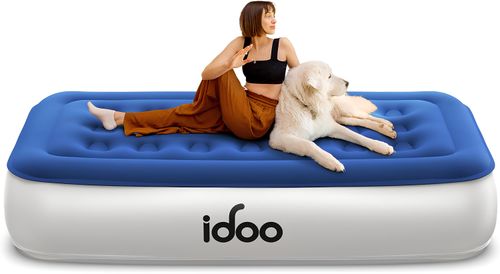 Materac pojedynczy iDOO Model I-C-017, 190x99x33 cm, kolor niebieski na Arena.pl