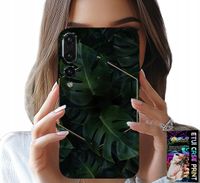 ETUI DO HUAWEI P20 PLUS - ELEGANCKIE LIŚCIE MODNE WZORY NA CASE