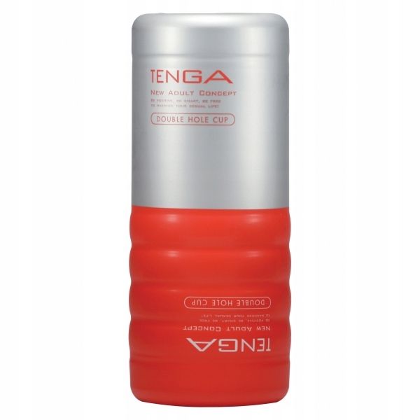 TENGA DOUBLE HOLE CUP POCHWA SEX MASTURBATOR 2W1 zdjęcie 1