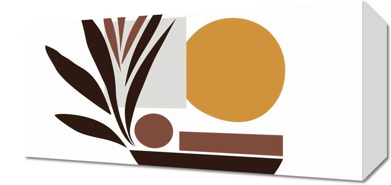 Obraz 40x20cm Stylizacja Roślin zdjęcie 1