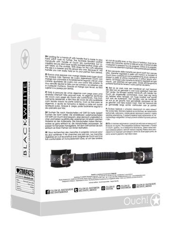 Bonded Leather Hand Cuffs With Handle na Arena.pl