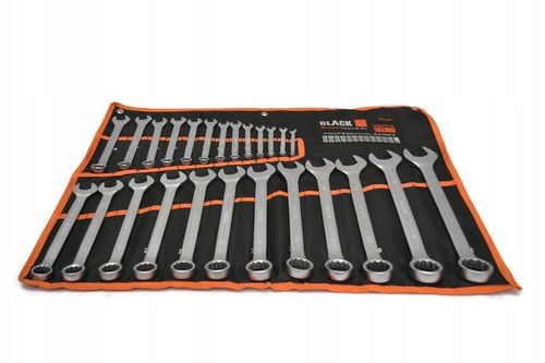 ZESTAW KLUCZY PŁASKO OCZKOWYCH 25 SZT 6-32mm DOUBLE POUCH COLD STEMP na Arena.pl