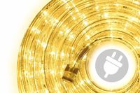 LED świetlny kabel - 480 diod, 20 m, żółty