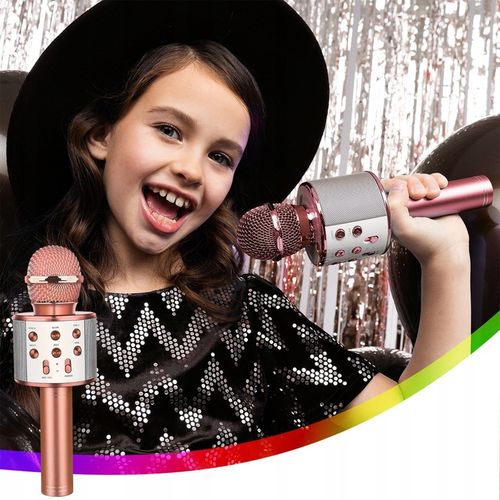 MIKROFON BEZPRZEWODOWY KARAOKE GŁOŚNIK BLUETOOTH PREZENT DLA DZIECI na Arena.pl