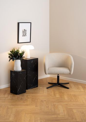 Fotel Ramsey obrotowy beżowy Basel 24 na Arena.pl