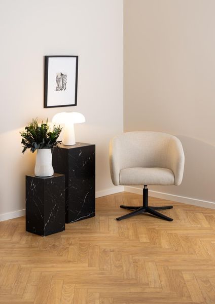 Fotel Ramsey obrotowy beżowy Basel 24 zdjęcie 2