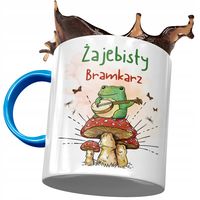 Kubek Błękitny Dla Bramkarza Żajebisty Bramkarz Z Nadrukiem Ze Zdjęciem