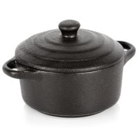 Naczynie do Zapiekania Żaroodporne Miska Miseczka Kokilka z Pokrywką 300 ml