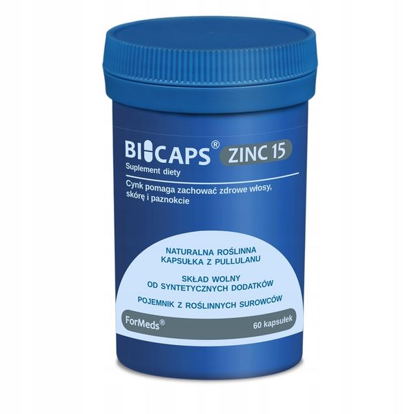 BICAPS Zinc 15 kapsułki zdjęcie 1