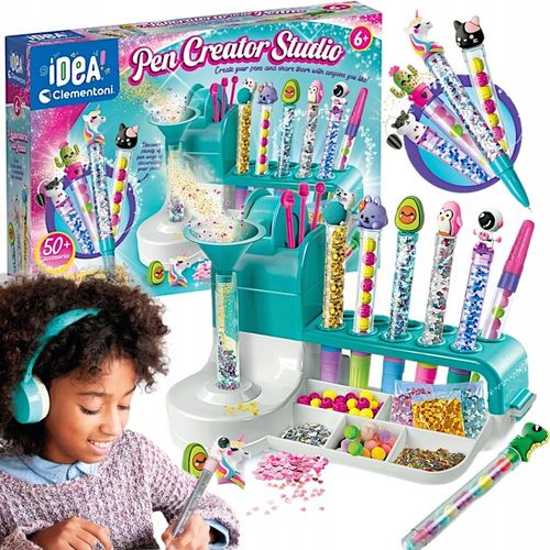 ZESTAW KREATYWNY ART FABRYKA DŁUGOPISÓW DIY PEN CREATOR STUDIO CLEMENTONI na Arena.pl