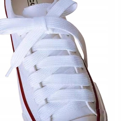 Białe Sznurówki sznurowadła do Adidas Campus 00s 120 cm szerokie grube na Arena.pl