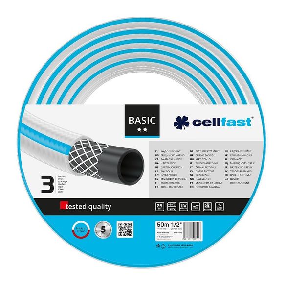 wąż ogrodowy basic 1/2'' 50mb - c 10-402 zdjęcie 3