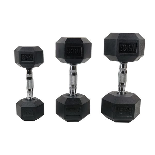 Hantla hex gumowana UNDERFIT 5 kg zdjęcie 5
