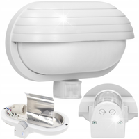 LAMPA ZEWNĘTRZNA KINKIET OGRODOWY Z CZUJNIK RUCHU ZMIERZCHU NA ŻARÓWKĘ E27