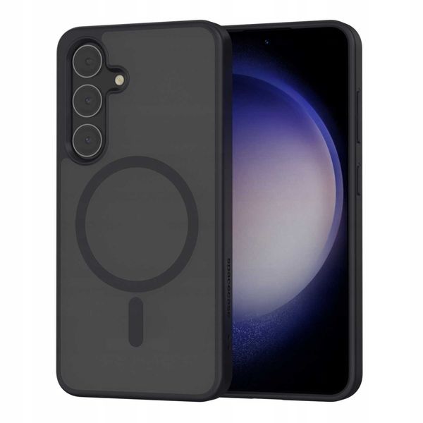 Spacecase Hybrid Mag Galaxy S24 Black zdjęcie 2
