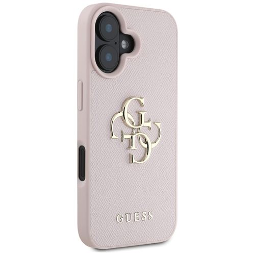 Etui Guess Grained Big 4G Logo Small     Classic Logo do iPhone 16 różowy na Arena.pl