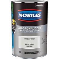 nobiles emalia chlorokauczukowa szary jasny ral 7035 0.9l - 5emch.szj0.9