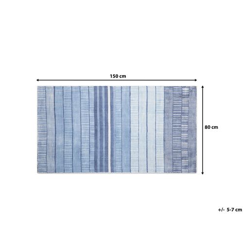 Dywan 80 x 150 cm  jasnoniebieski YARDERE na Arena.pl