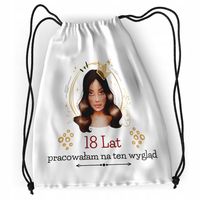 Plecak Urodziny 18 18Te Sportowy Szkolny Worek Z Nadrukiem Ze Zdjęciem