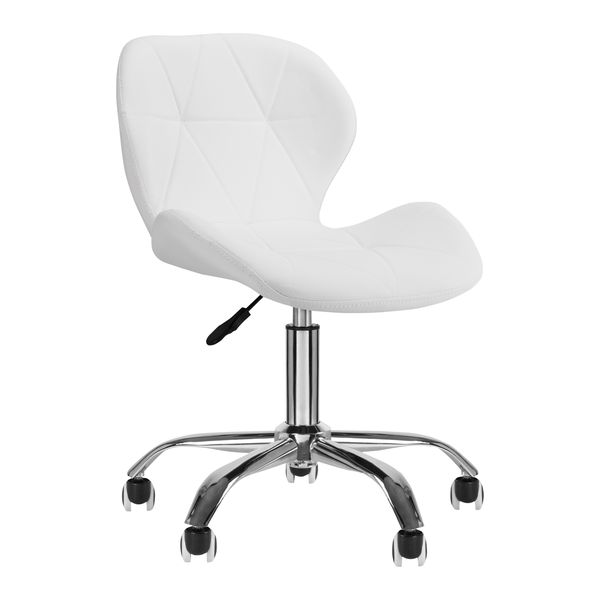 Taboret kosmetyczny QS-06 biały zdjęcie 1