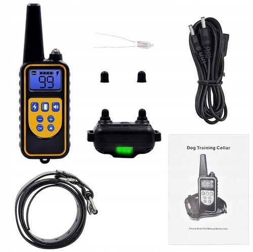 ELEKTRYCZNA OBROŻA DLA PSA 800M TRENINGOWA + PILOT na Arena.pl