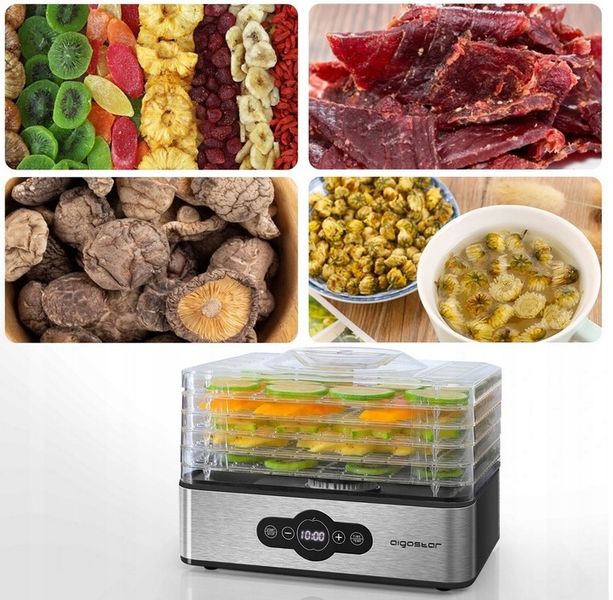 SUSZARKA DO GRZYBÓW WARZYW OWOCÓW ZIÓŁ TIMER 5 SIT zdjęcie 10