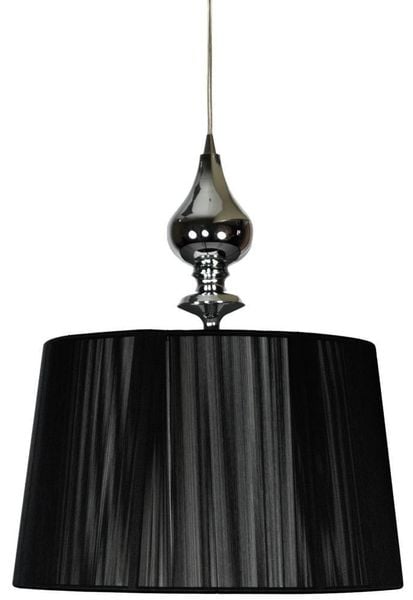 Gillenia zwis 1x60W E27 czarny zdjęcie 1