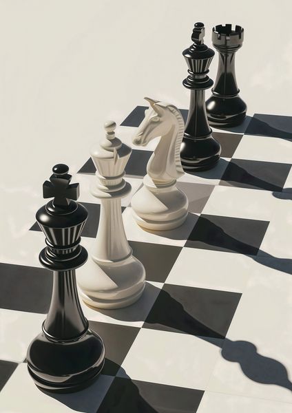 Plakat 59,4x84,1cm Szach i Mat zdjęcie 1