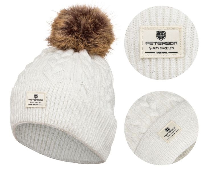 czapka ptn hat-06-7668 white zdjęcie 1