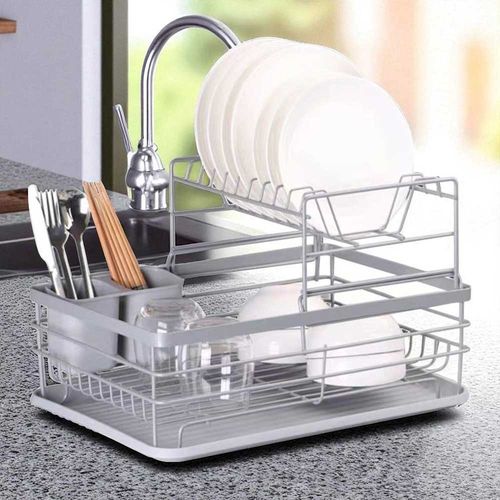 SUSZARKA DO NACZYŃ Z OCIEKACZEM I TACĄ E-8086 na Arena.pl