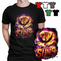 KOSZULKA T-SHIRT MĘSKI WZORY - Phoenix Suns KOSZYKÓWKA NBA - XL