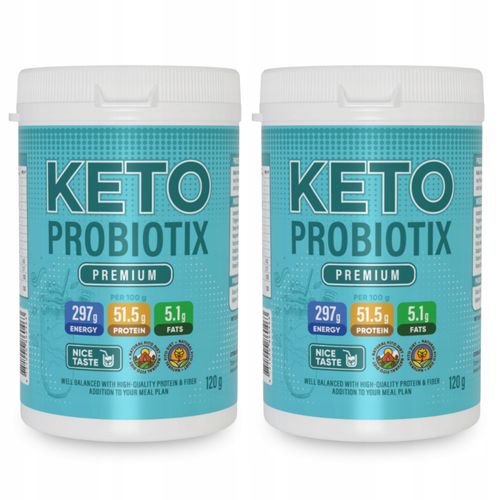2x KETO PROBIOTIX PROBIOTYK - Suplement diety wspomagający odchudzanie 120g na Arena.pl