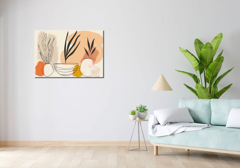 Obraz 90x60cm Szkice Botaniczne zdjęcie 2