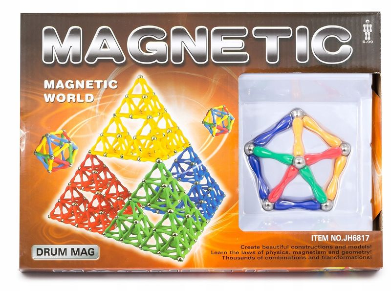 KLOCKI MAGNETYCZNE 52EL. zdjęcie 3